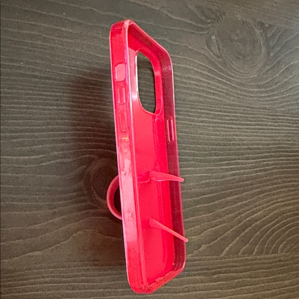 Loopy Red and Pink Striped Phone Case iPhone 14 Pro Max - Picture 3 of 5